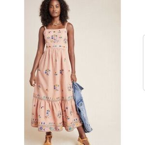 NWOT Payal Pratap Embroidered Maxi Dress